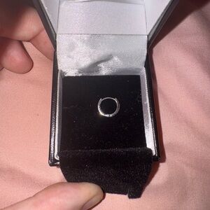 Pavé Diamond Huggies - 14k White Gold